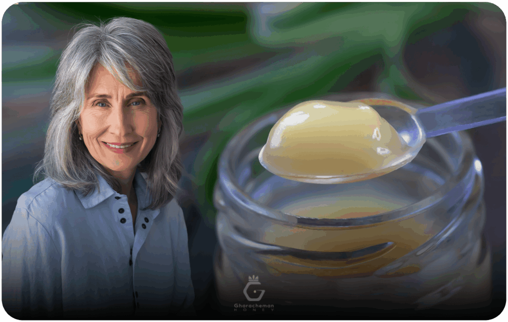 تاثیر  ژل رویال بهبود دهنده ی علائم یائسگی