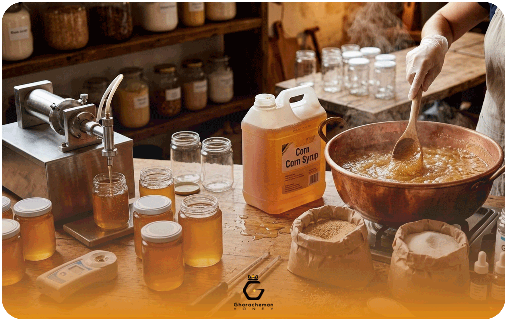 عسل غیر طبیعی چگونه درست میشود