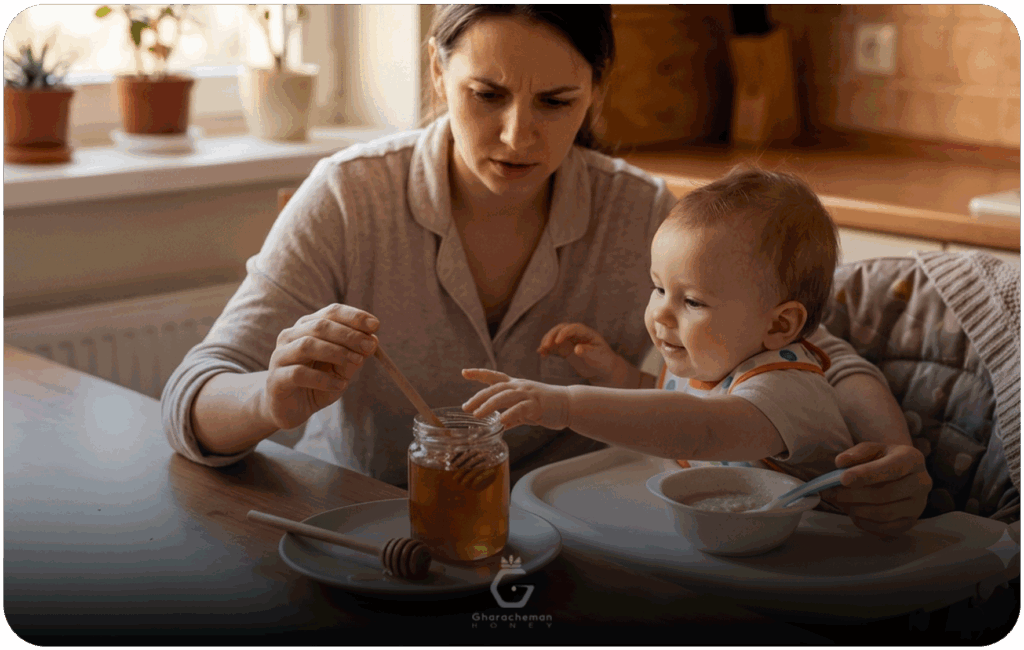 چرا به کودکان زیر یکسال نمیتوان عسل داد؟