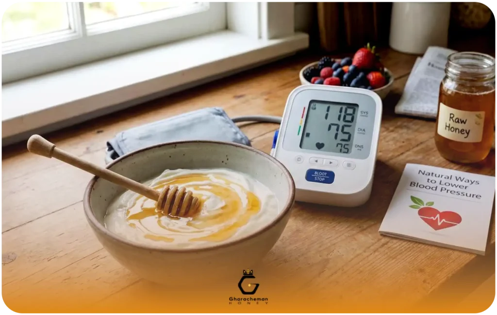 عسل و ماست برای کاهش فشارخون
