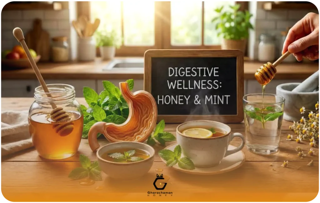 کمک عسل به هضم غذا