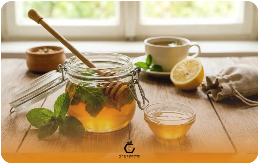 فواید شربت عسل و  نعناع