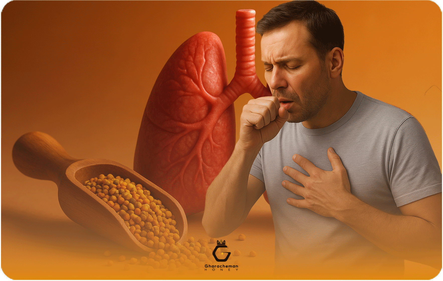 درمان آسم با گرده گل