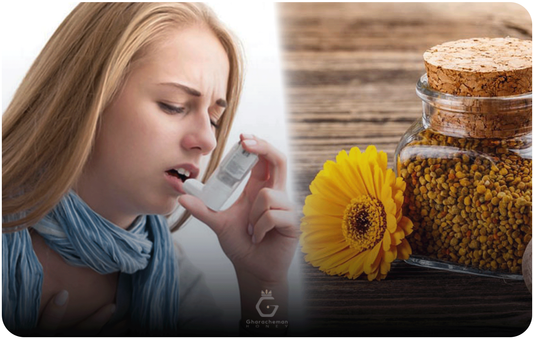 ارتباط گرده گل و درمان آسم