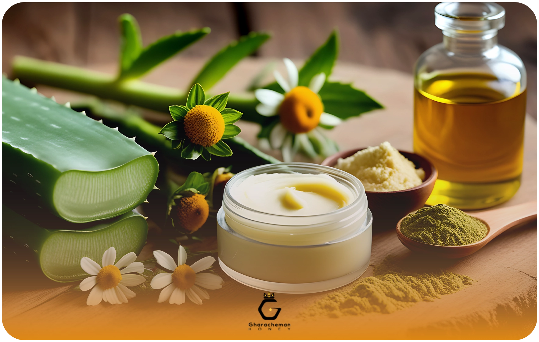 ماسک صورت آلوئه ورا و عسل برای جوش