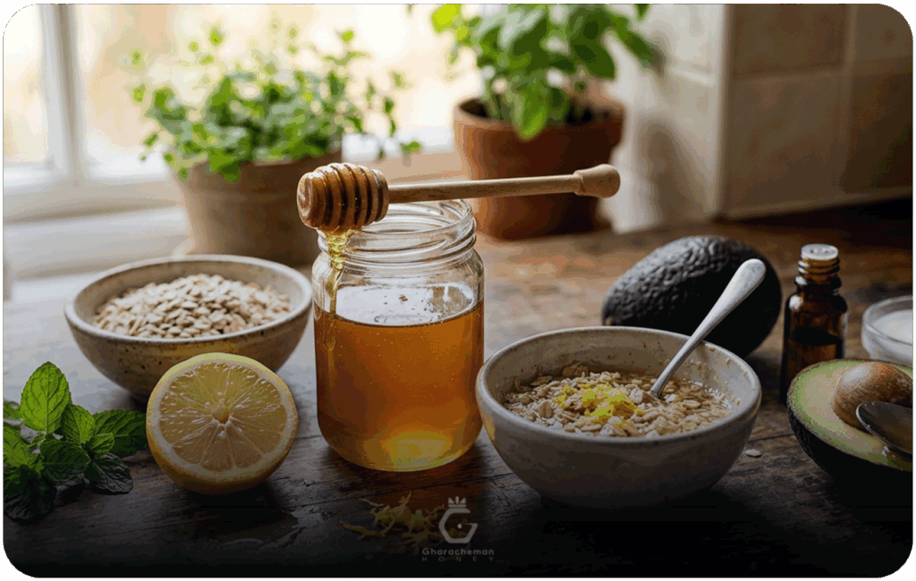  ماسک عسل و لیمو برای روشن‌کنندگی پوست