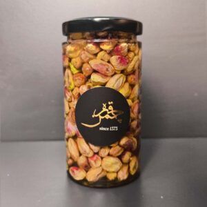 ترکیب عسل کندوسنتی قره چمن  + مغز پسته رفسنجان