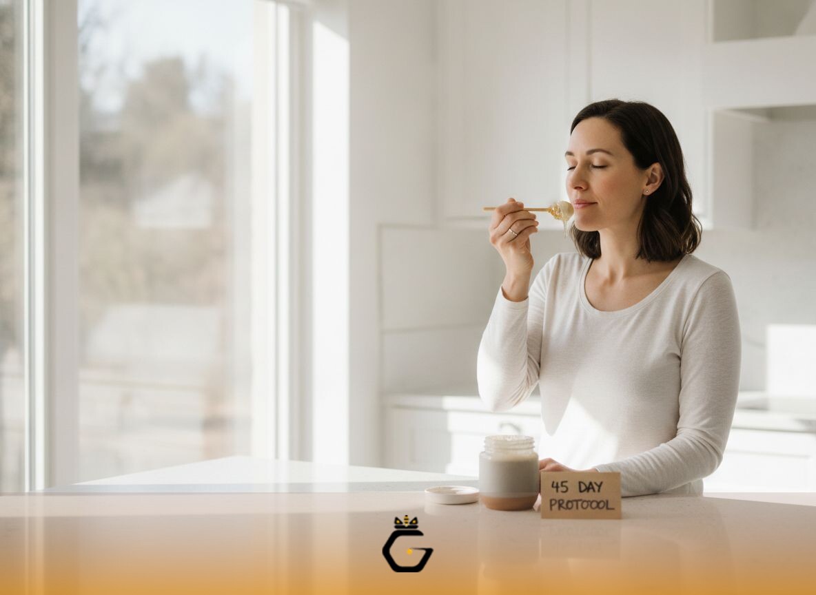 نحوه مصرف زیرزبانی ترکیب عسل و ژل رویال برای جذب سریع و حداکثری مواد مغذی خونساز