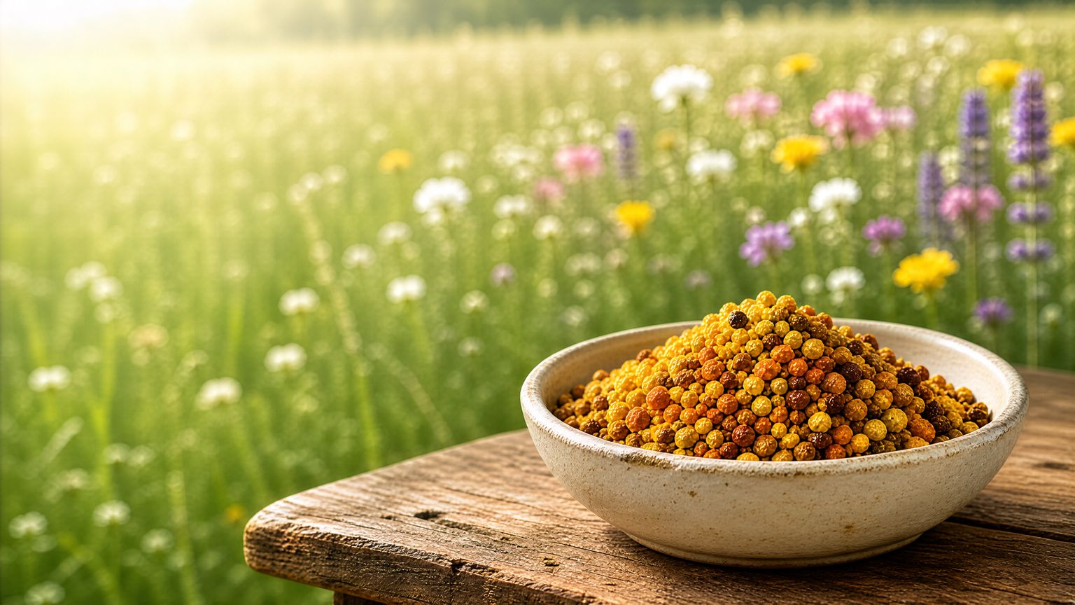 ترکیبات و مواد مغذی موجود در گرده گل زنبور عسل