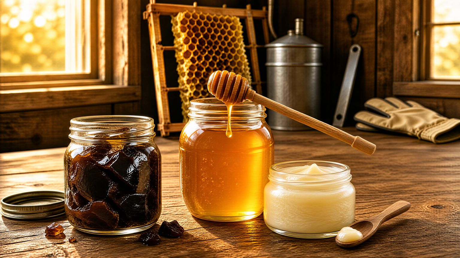 مقایسه ساختار و تفاوت بنیادین بره موم با عسل طبیعی و ژل رویال زنبور عسل