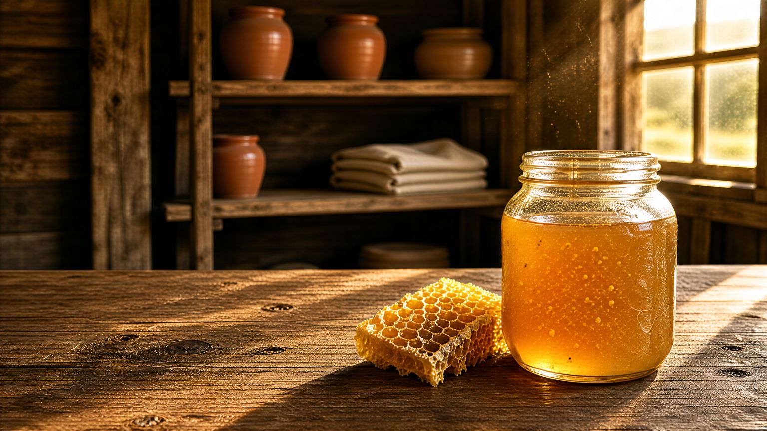 استخراج و برداشت عسل خام طبیعی مستقیم از شان زنبور بدون حرارت‌دهی