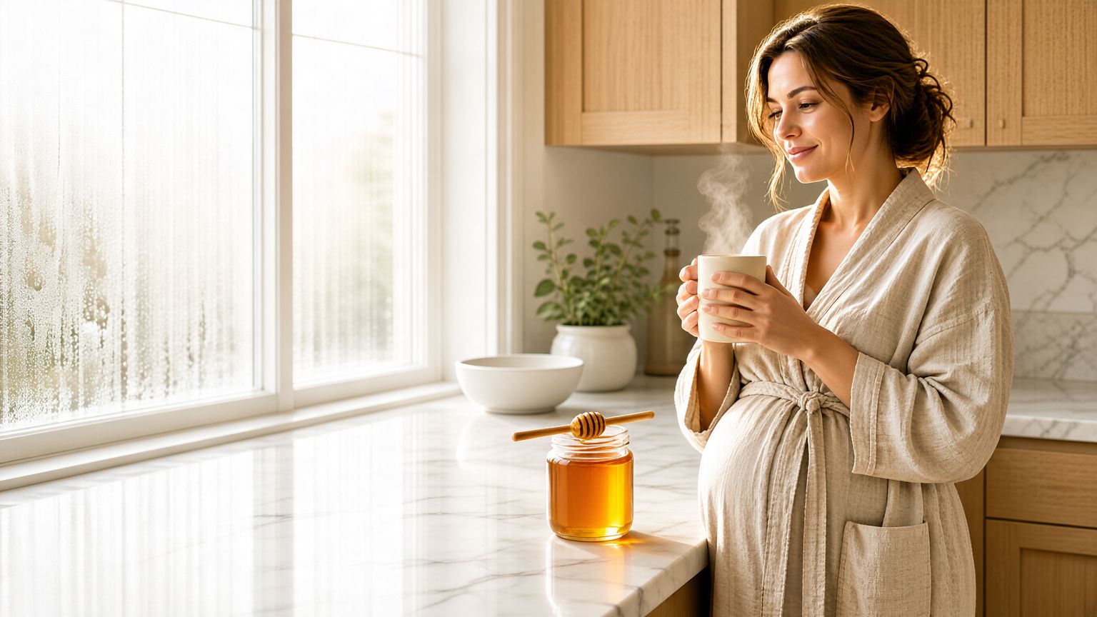 مصرف عسل طبیعی پیش از صبحانه برای تسکین و کاهش حالت تهوع صبحگاهی در زنان باردار