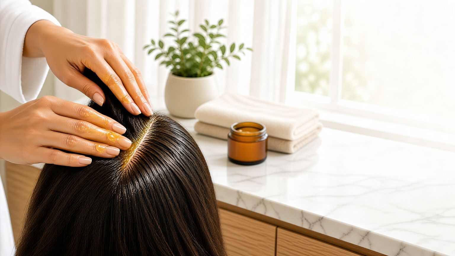 آموزش مرحله به مرحله تهیه و استفاده از ماسک ژل رویال برای تقویت مو و درمان ریزش مو